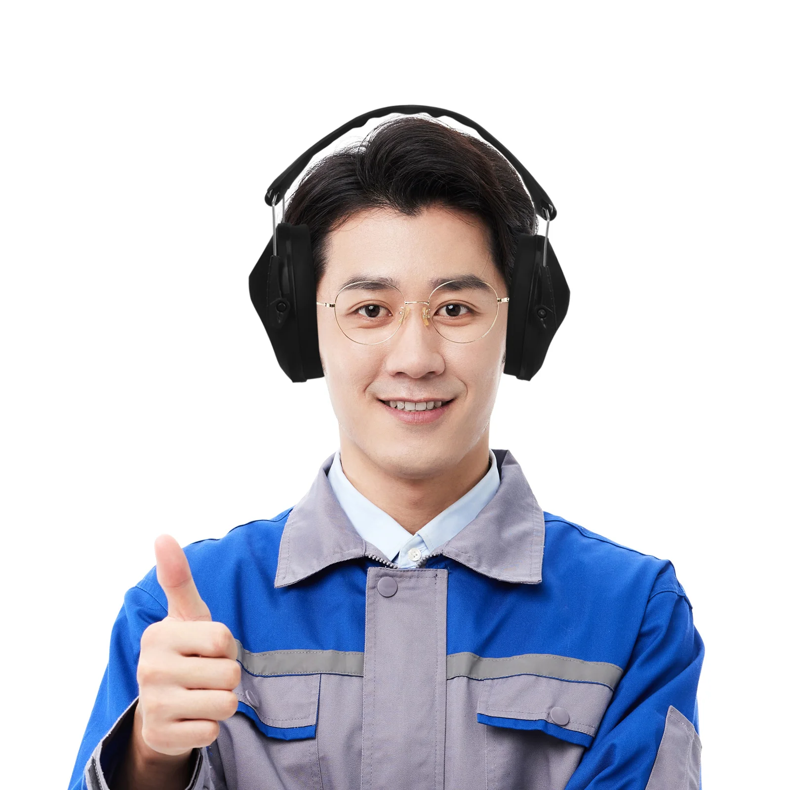 

Noise Reduction Earmuff Hearing Protection for Industrial Use Ear Protector Against Loud Sounds Comfortable Extended Wear