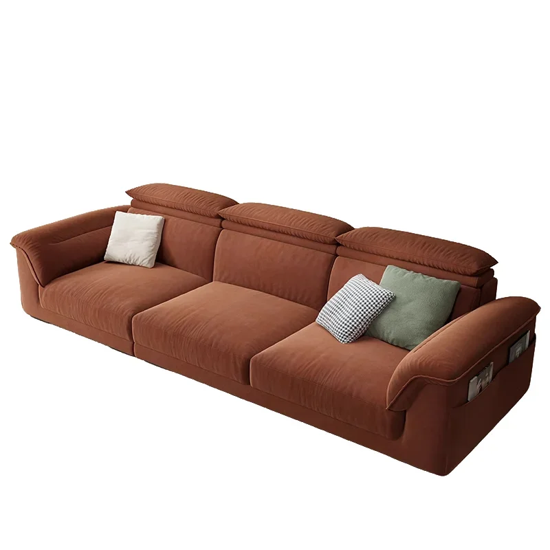 

Minimalist nine-anti-cat scratch fabric sofa, disassembly and washing living room small apartment multi-gear adjustment straig