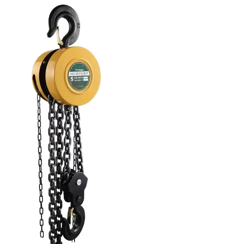 

5 Ton Manual Crane Hoist Hand Block Chain Hoist with G80 Chain for Construction Mining Farming 3m Lifting Height 2 Ton Capacity