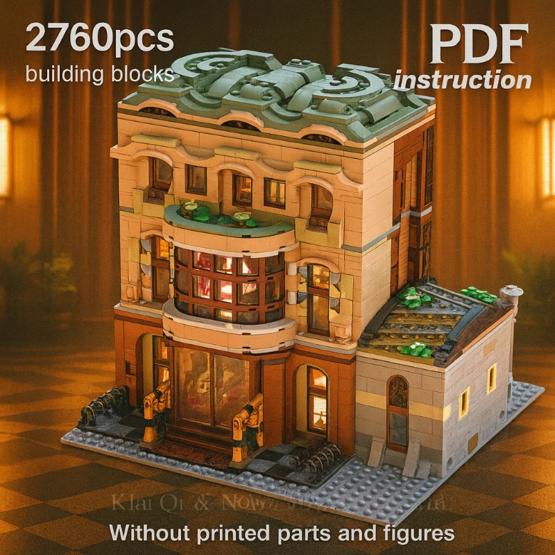 

Modular Guesthouse Creative Build Model Building Blocks Set DIY Assembly Bricks Architecture Collection Educational Toys Gift