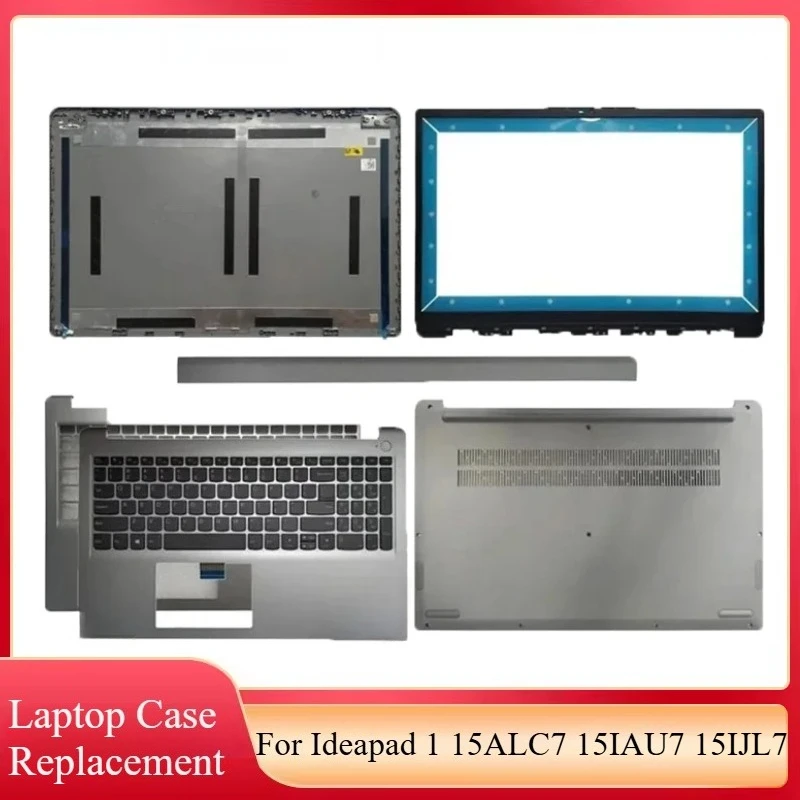 

New For Ideapad 1 15ALC7 15IAU7 15IJL7 2022 Laptop LCD Back Cover Front Bezel Palmrest Upper Keyboard Bottom Case Hinges Cover
