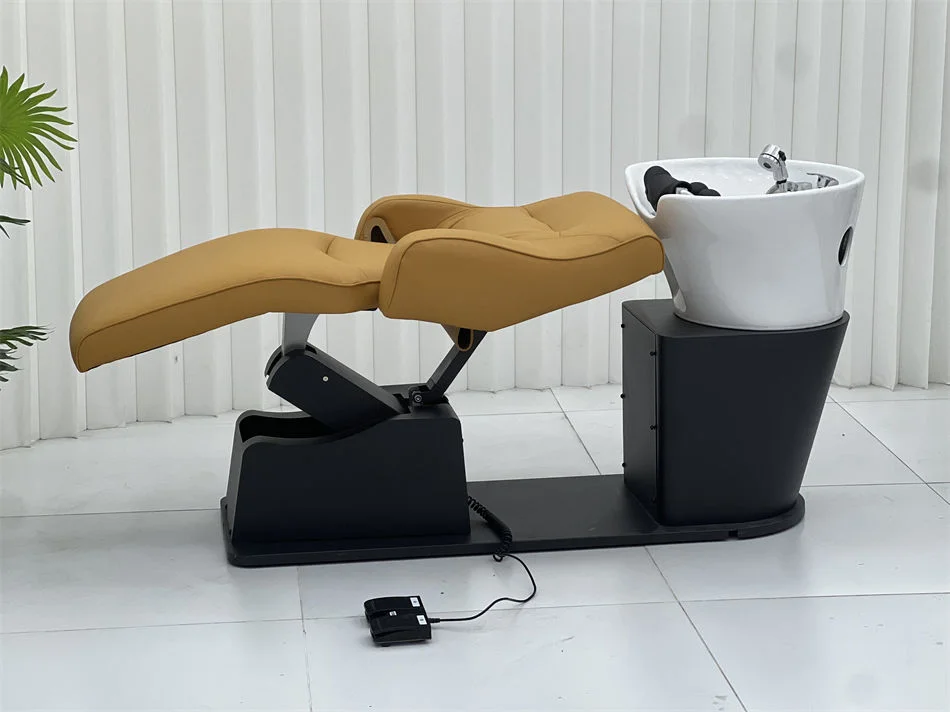 &c Electric Shampoo Chair Lay Down Washing Salon Water Therapy Spa Head Spa Bed Shampoo Chair