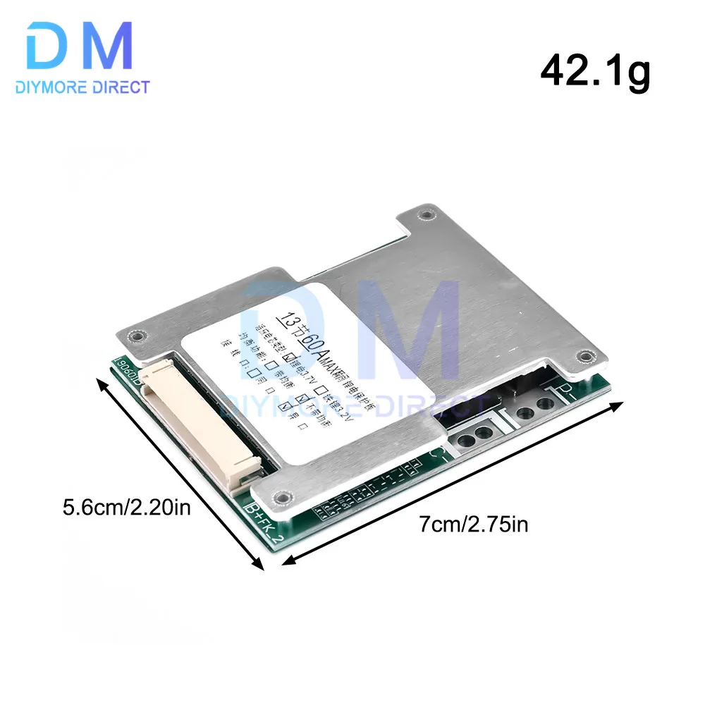 Battery BMS Board Module Li-Ion Battery Pack for Protection Board BMS 13S 48V 60A Electric Car Battery Protection Board