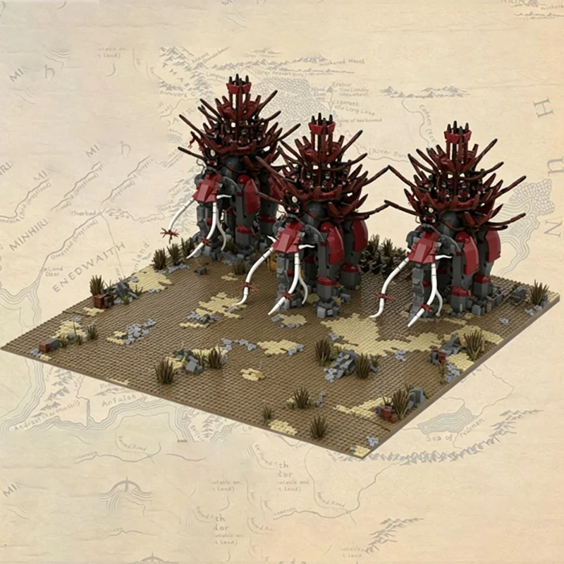 

Ring Movie Model MOC Building Bricks Decisive Military Battle Modular Technology Assemble Children Toys Suit Gifts Holiday