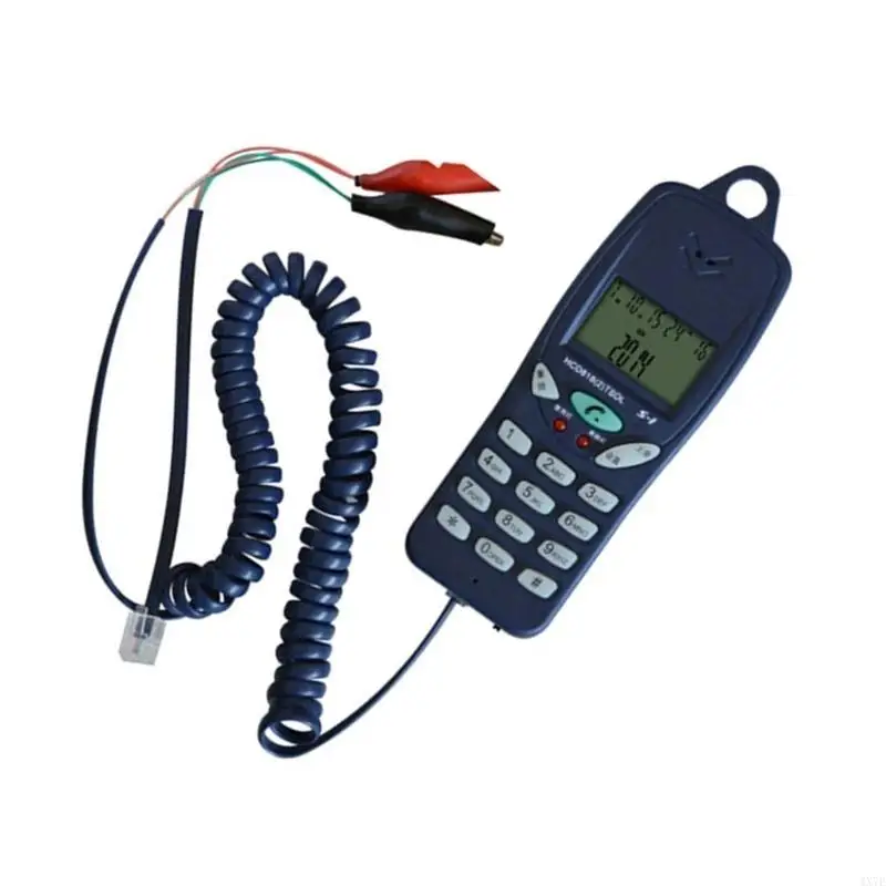 4X7E Corded Landline Phone with Caller Identification For Communication Line Checking