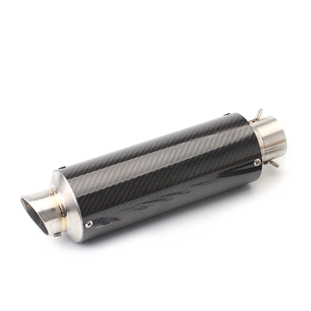 

SXLL Universal 51mm Motorcycle Exhaust Carbon Fiber with DB Killer for R15 DUKE125 Z400 R25 Mt15 Cbr500 PCX