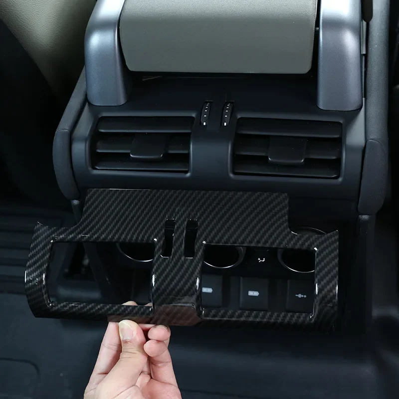 

For Land Rover Defender 110 130 2020-2024 ABS Car Back Row Air Conditioning Air Outlet Adjustment Panel Interior Car Accessories