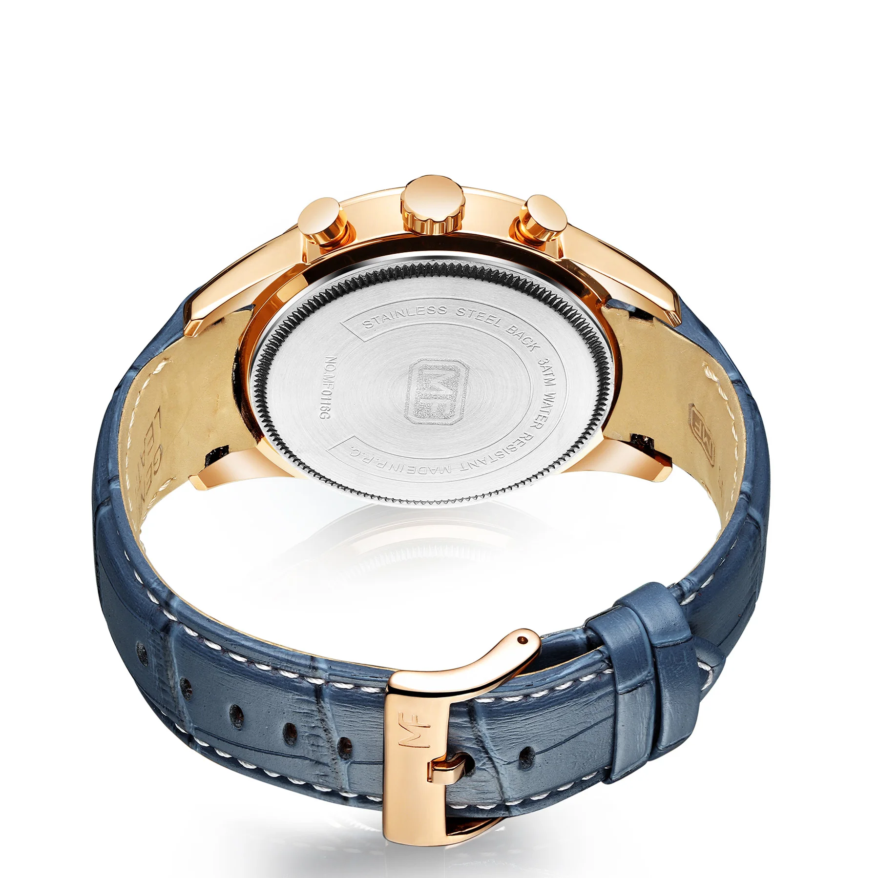 2025 MINI FOCUS MF0116G Timeless Quartz Watch Men Business Waterproof Luminous Hands Genuine Leather Strap Watches