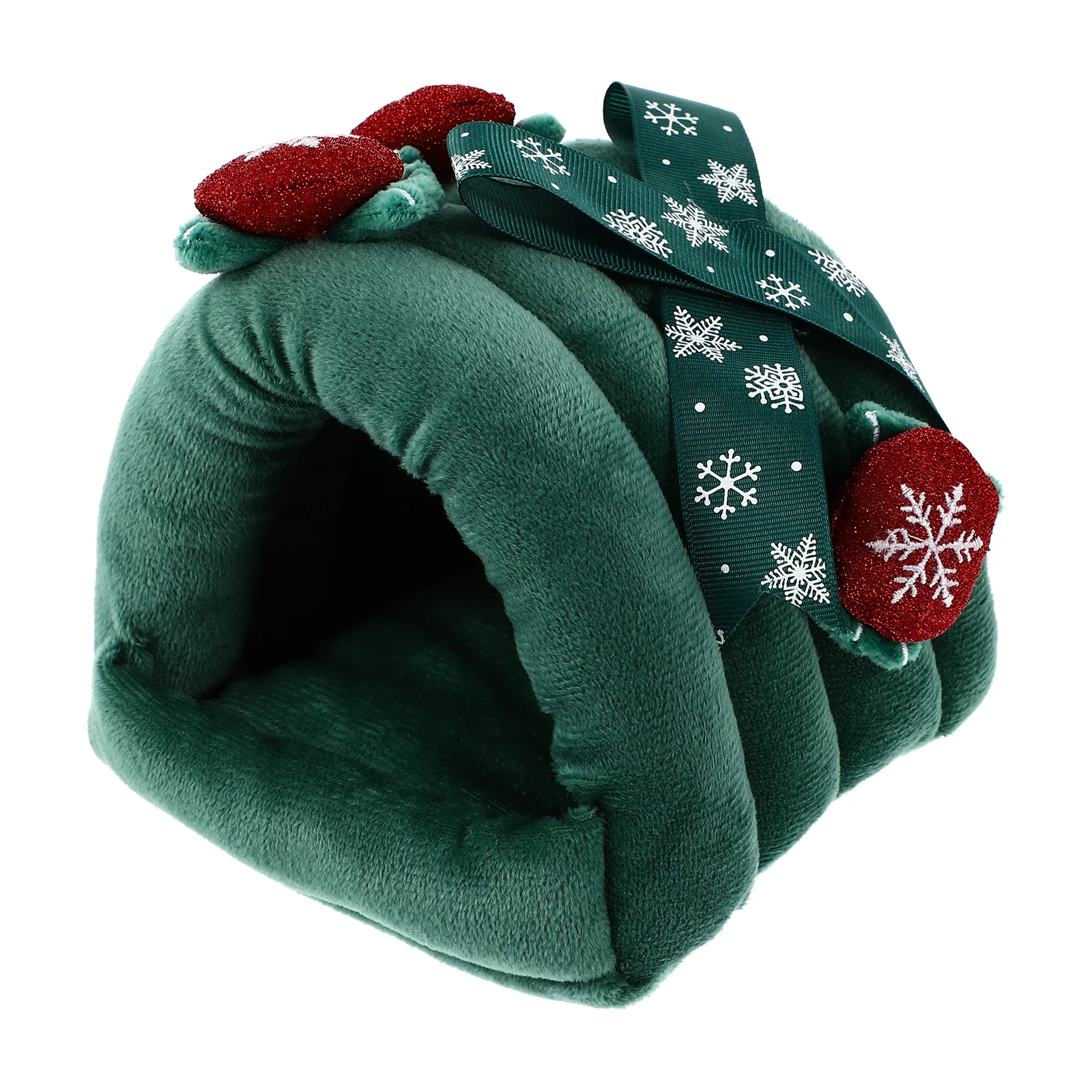 

1pc Warm Cotton Nest For Small Pets, Cozy Hamster Bed House, Soft Winter Pet Sleeping Nest, Cute Animal Hideout, Ideal Gift