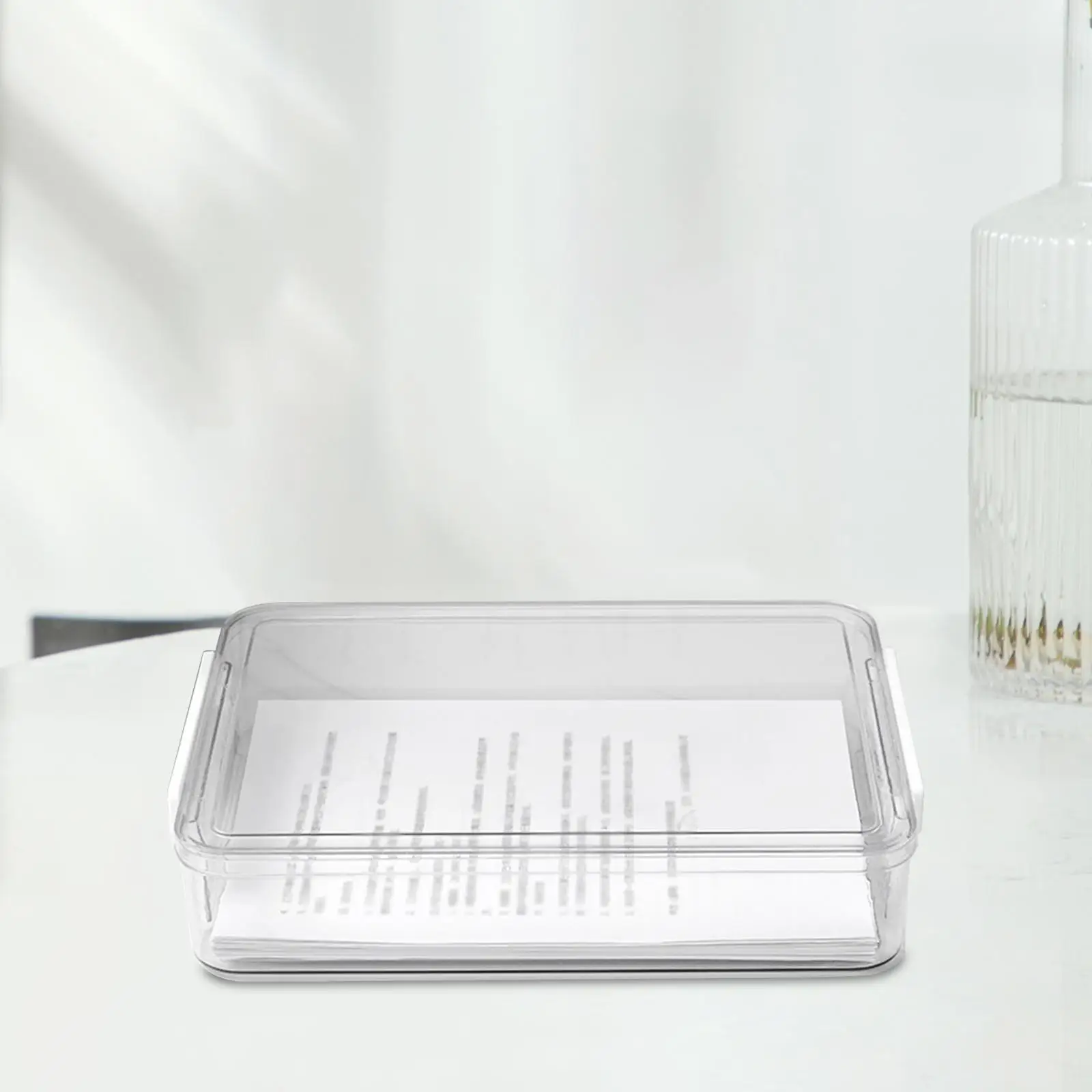 

Documents Magazines Paper Protector Clear Storage Container Bin for Magazine