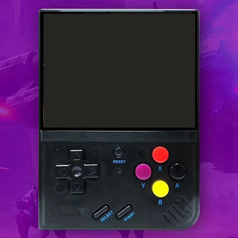 ELECT-Retro R33s Console de jogos portátil transparente com tela Ips de 3,5 polegadas Mini console de jogos portátil