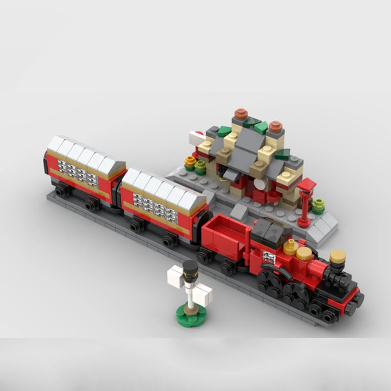 380pcs Classic Movie MOC Mini 76423 Express and Station Building Block Model DIY Assembly Brick Toy For Gift MOC-151722