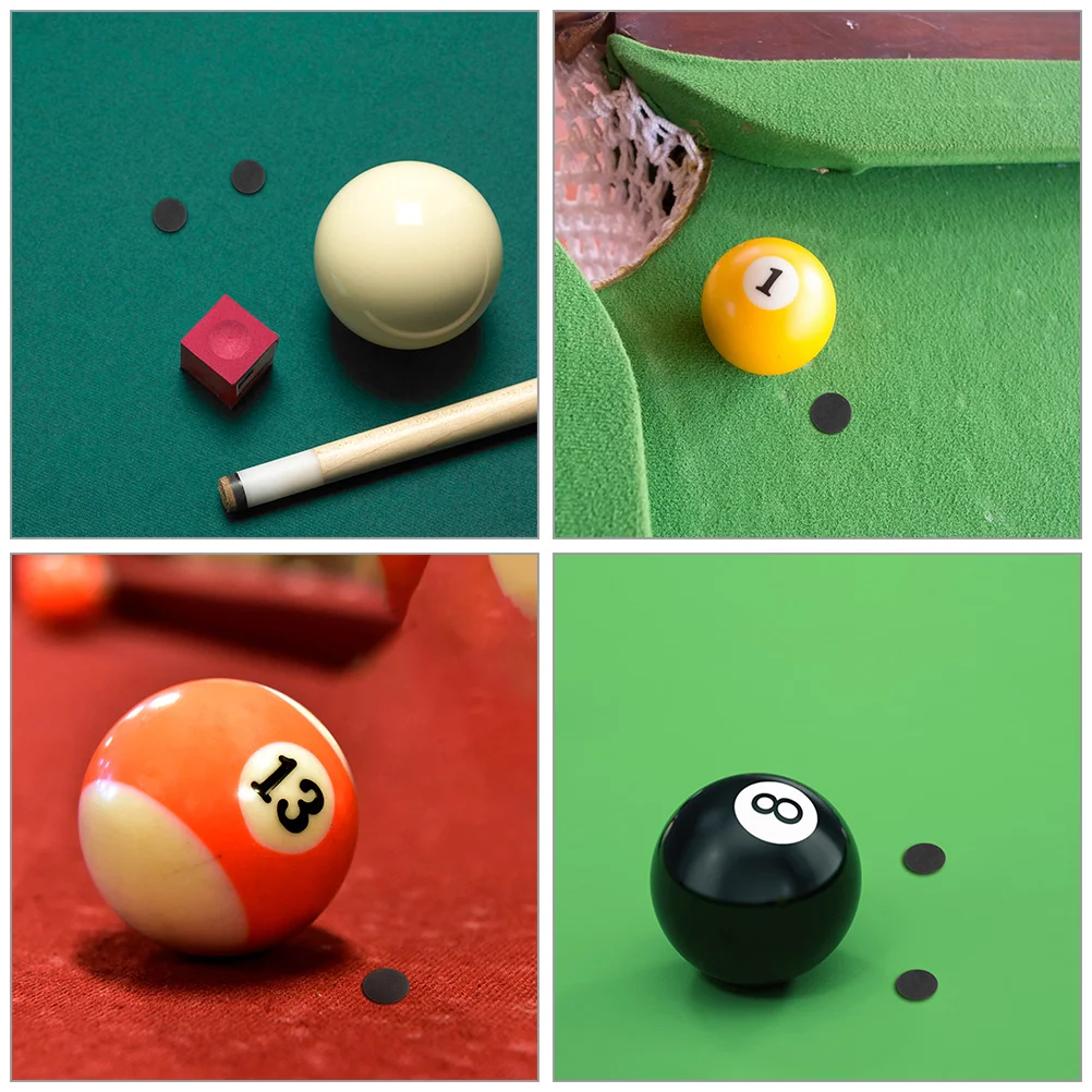 3 Sheets Billiard Black Spot Pool Table Marker Dots Spots Marking Balls Point Stickers Accessories Tables