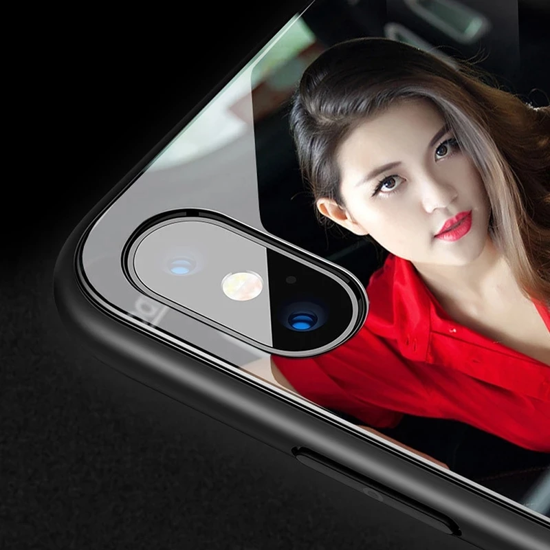 Customized DIY Picture Name Cover Custom Photo glass phone case For OPPO Find X2 X3 X5 X6 Pro Lite Neo Coque Fundas