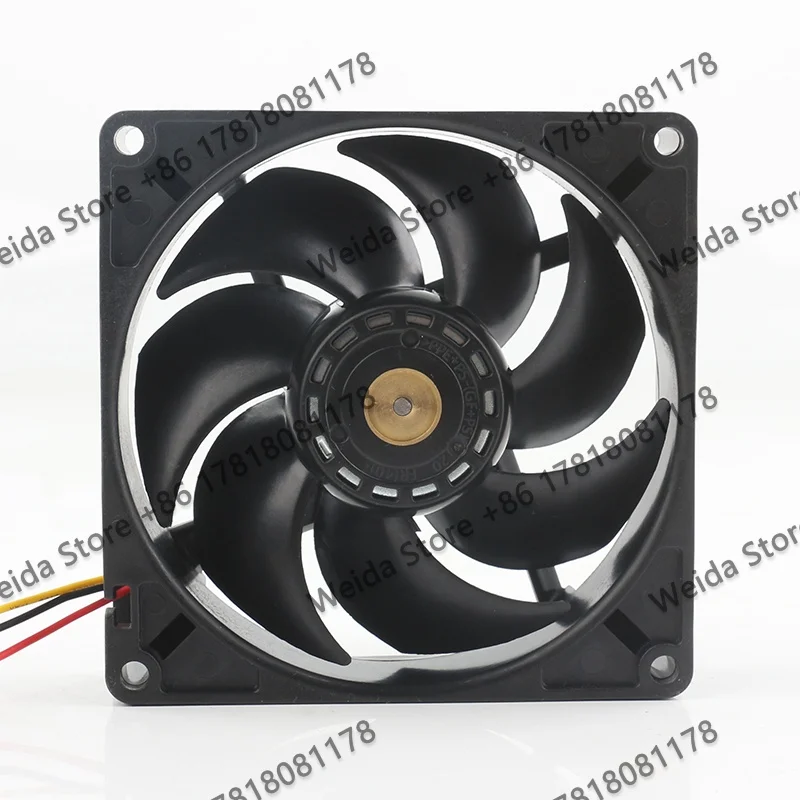 Original Sanyo DC 24V 0.08A AC EC 9CM 9025 Frequency Converter Low Noise 90X90X25MM Three-wire 9RA0924G4002 Cooling Fan