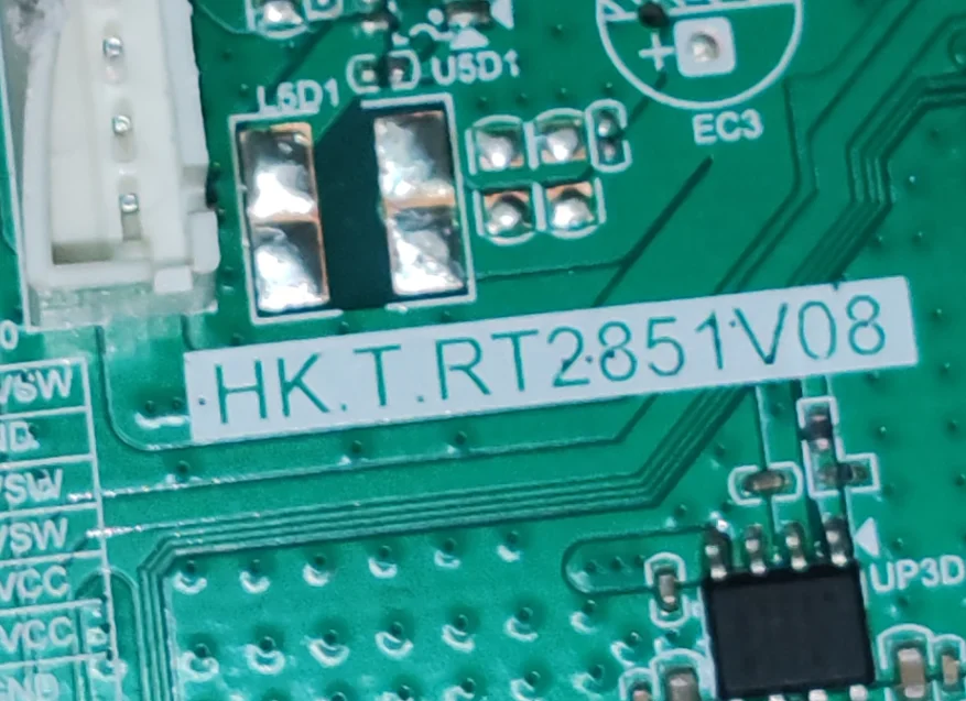 اللوحة الأم HK.T.RT2851V08 4K WiFi Network TV، تم اختبارها جيدًا، صورة مادية لـ JPE 2+16G