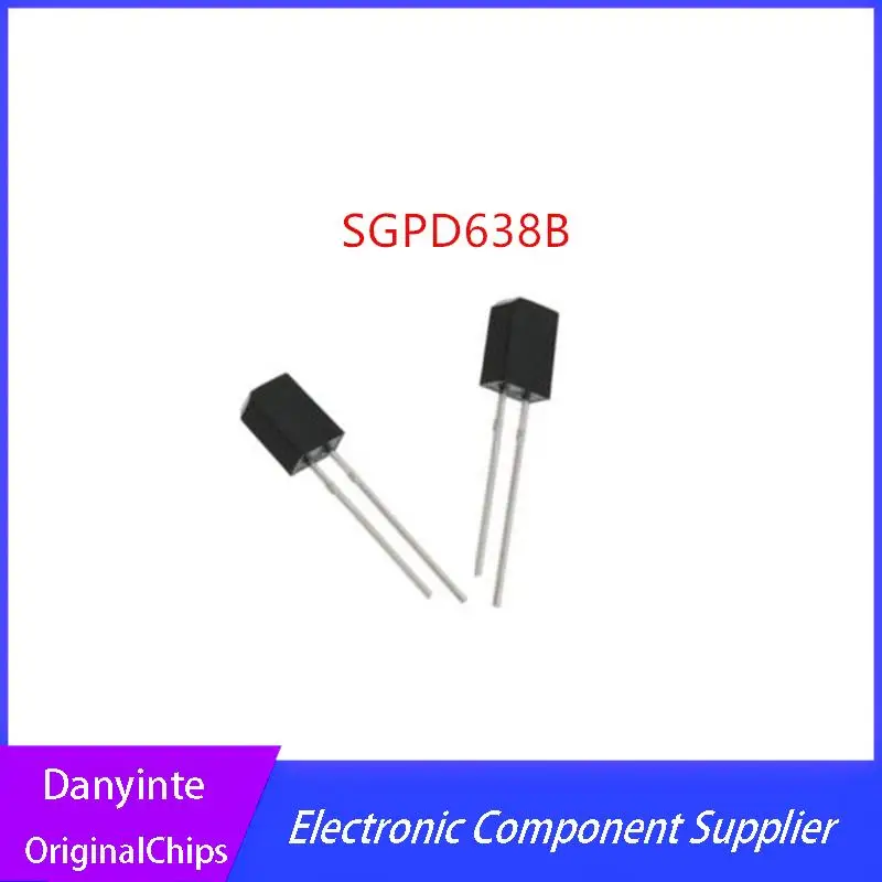 

NEW 50pcs SGPD638B PD638B The wavelength of infrared receiving tube is 940 nm in stock