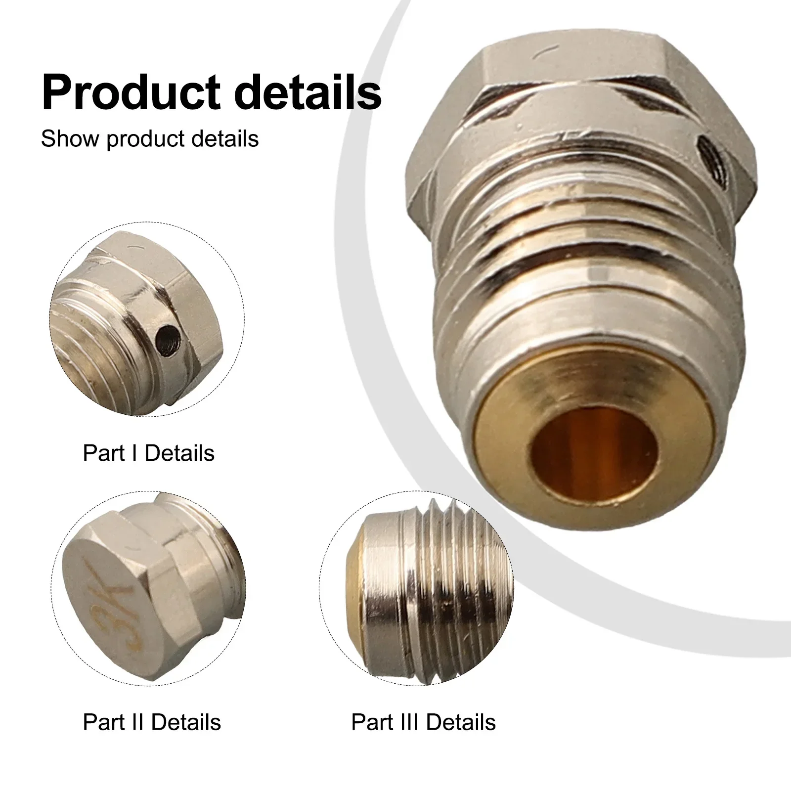 HPA Tank Regulator Burst Disk Assembly with 1.8K 3K 5K 6K 7.5K PSI Options Designed for Compressed Air Equipment