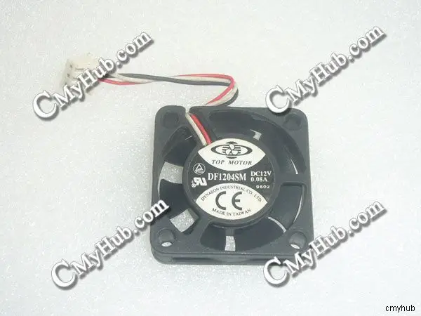 For TOP MOTOR DF1204SM DC12V 0.08A 4010 4CM 40MM 40X40X10MM 3pin Cooling Fan DF1204SM