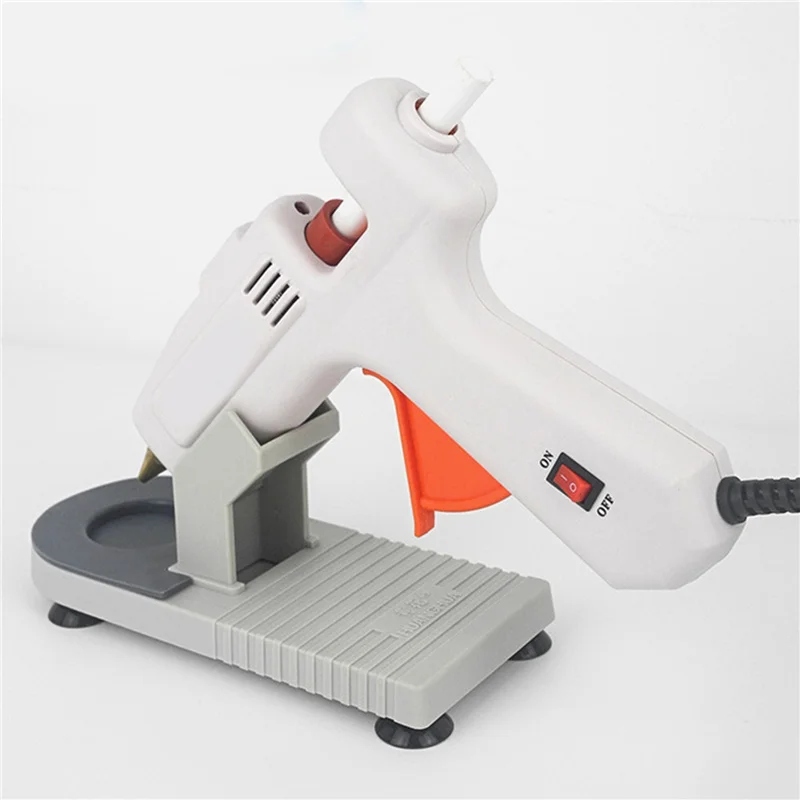 Hot Melt Glue Gun Stand Glue Gun Base Universal With Sucker Industrial Guns Holder Gadgets Glue Gun Organizer Handmade DIY Tools