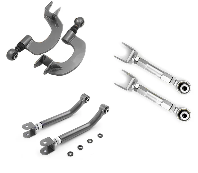 

Комплект из 3-х частей: задний регулируемый рычаг подвески (выравнивающий/настройка развал-схождения), верхний рычаг регулировки развала, стабилизатор поперечной устойчивости для Nissan Silvia/240SX/180SX/200SX S13 YZ012D