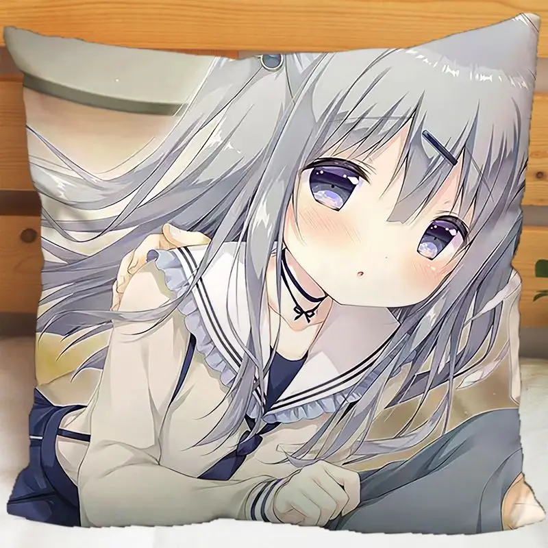 Choco-late Sweet Love 3 fundas de almohada periféricas fan anime fundas de cojines de felpa cuadradas regalos de cumpleaños para estudiantes masculinos y femeninos