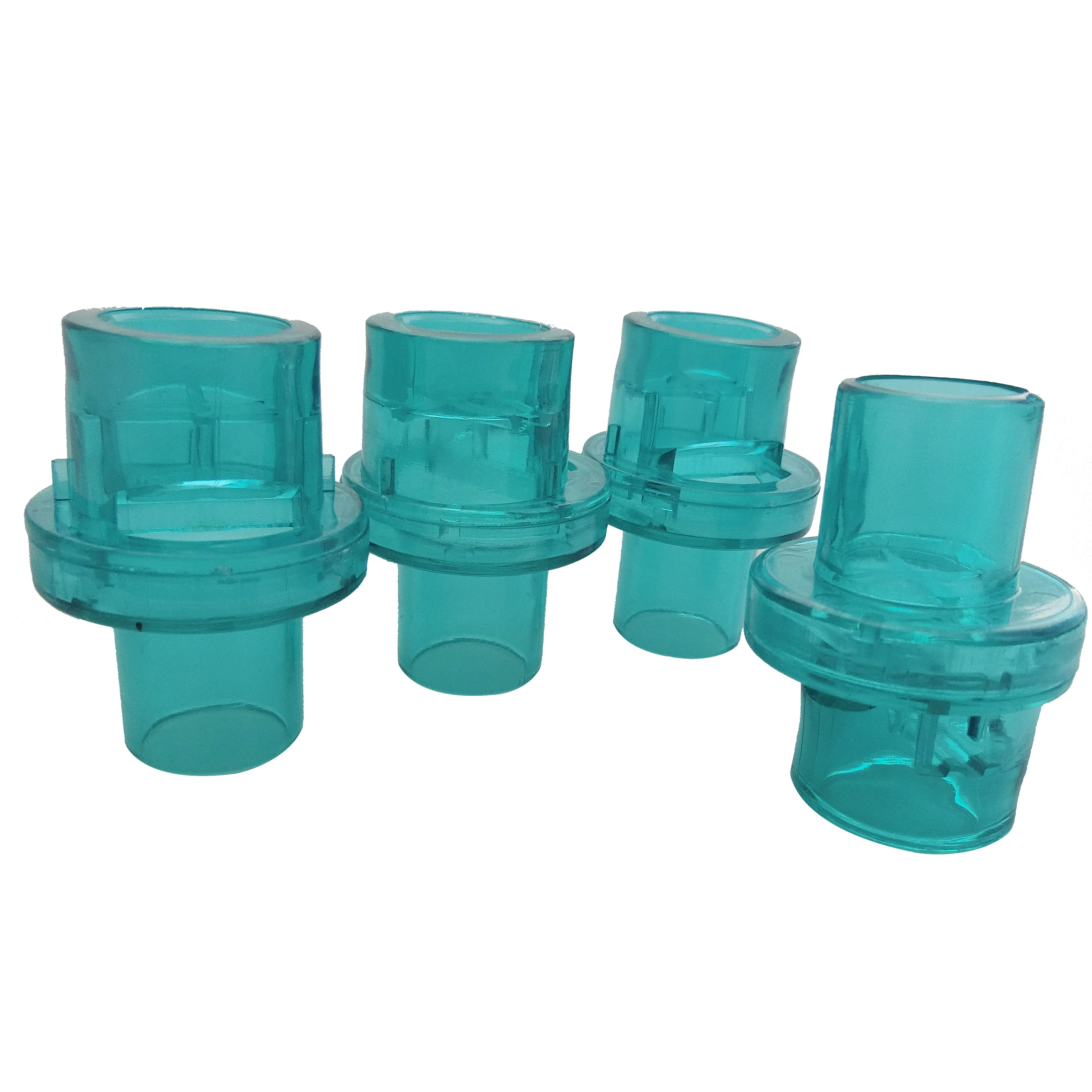 100Pcs/Pack Plastic One-way Valve CPR Filter For Training Mask Dia 22mm Green Color Replacement Valves For Emergency