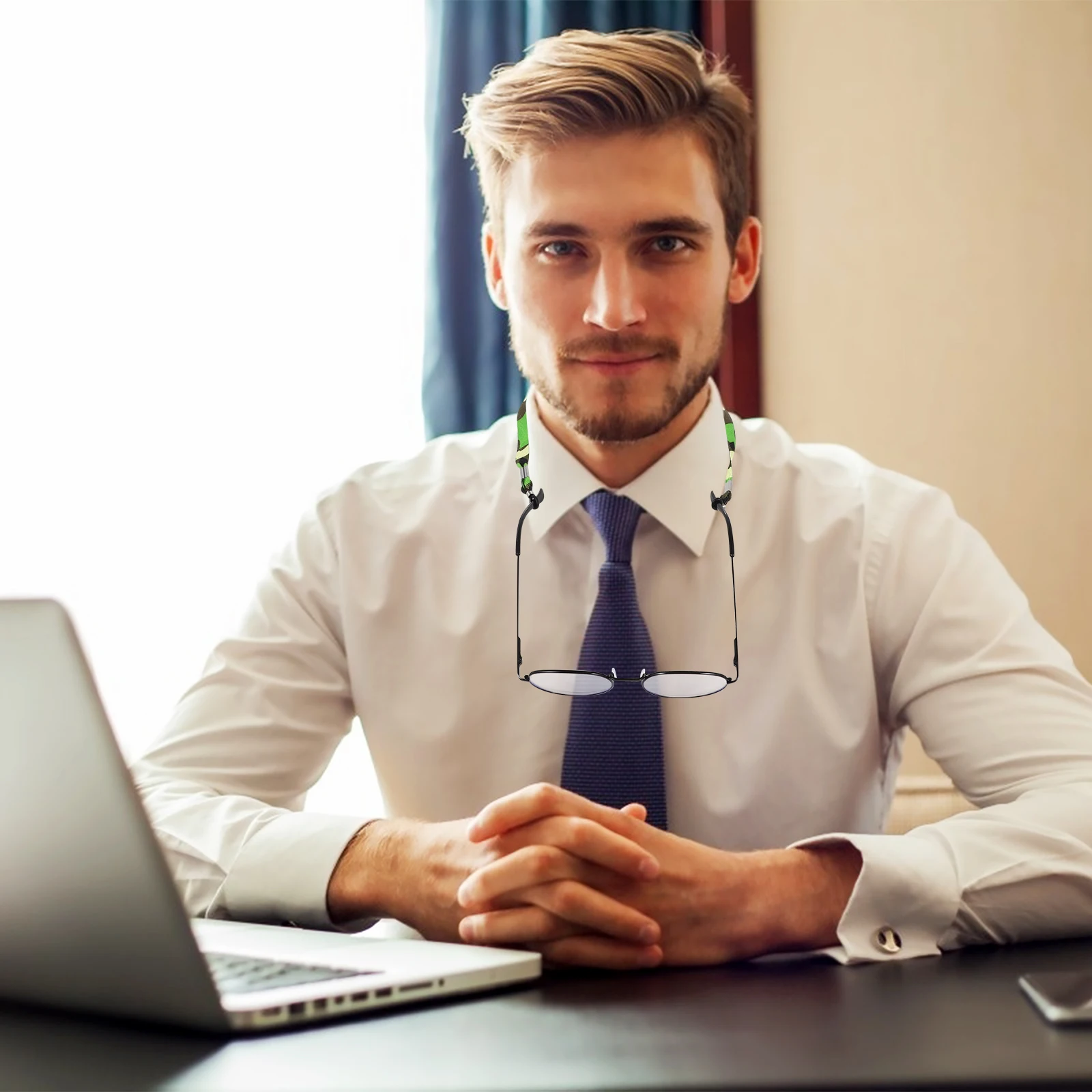 

4pcs Glasses Lanyard Eyeglasses Rope Sunglasses Fixing Strap Adjustable Holder Durable Firm Portable Fashion Colors