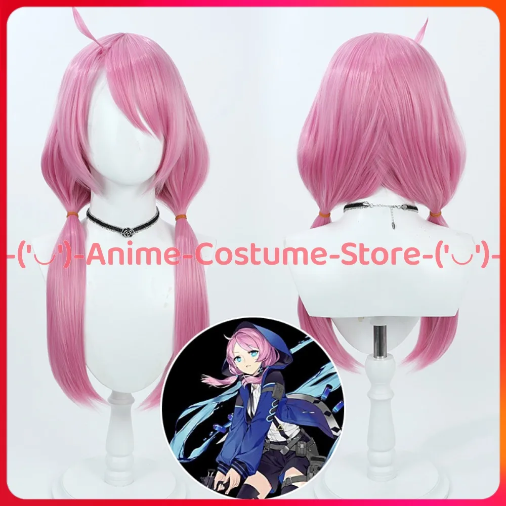 

Arknights BluePoison, парик для косплея, двойные косы, игровой персонаж, Хэллоуин, карнавальный костюм для вечеринки, парики, термостойкие синтетические волосы