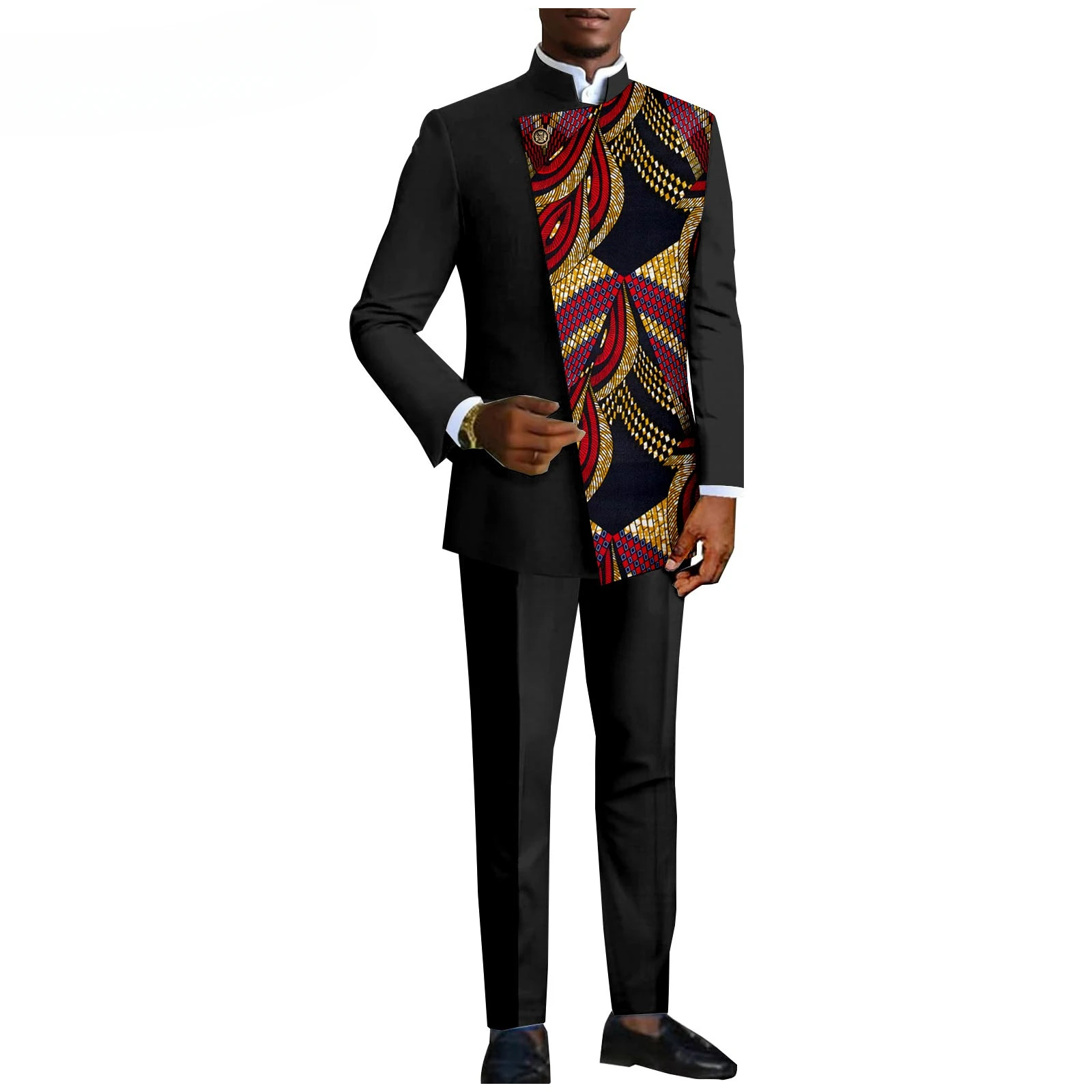 2025 Mixed color new Men\'s Business Casual Slim suit Wedding suit for men (top + pants) Men\'s clothes (can be customized)