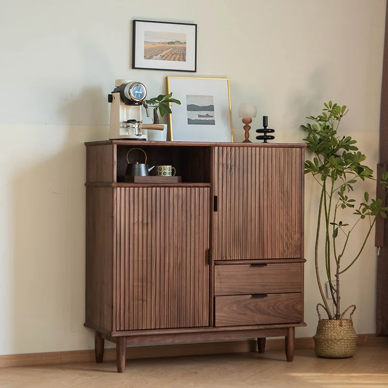 Kantenschrank Leichter Luxus-Teeschrank Moderner, einfacher Gitterspind