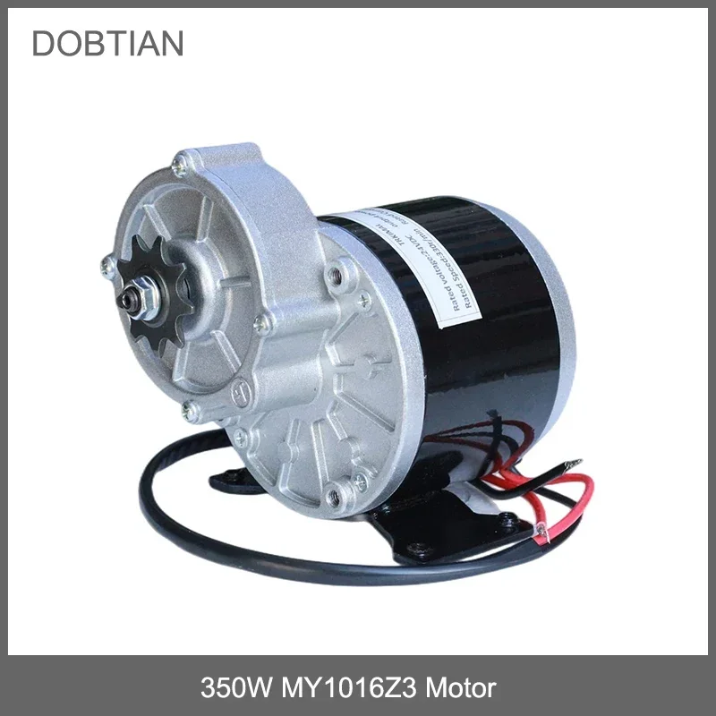 

DC 24V 36V 350W MY1016Z3 Gear Reduction Electric Motor, Low RPM Motor, High Torque DC Motor, with 9 Tooth Sprocket Motor