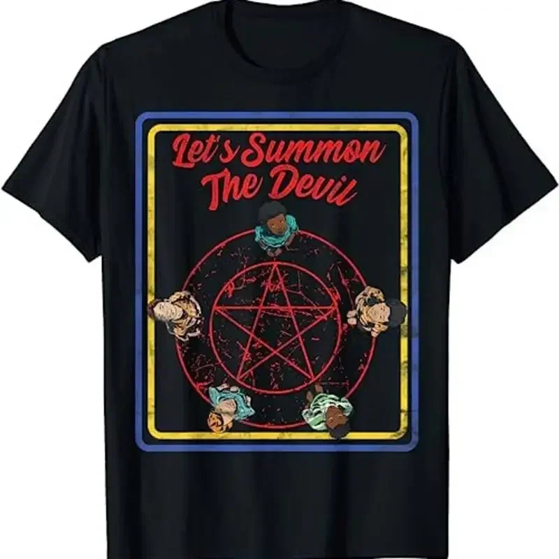Vintage Horror Let'S Summon The Devil T Shirt Sweat 30073