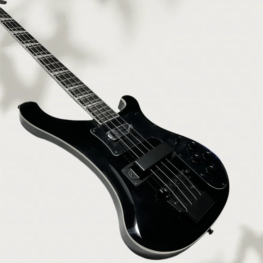 Great Value Ricken 4003 backer Black Bass Electric Guitar Rosewood Fingerboard Basswood Body Free Transportation