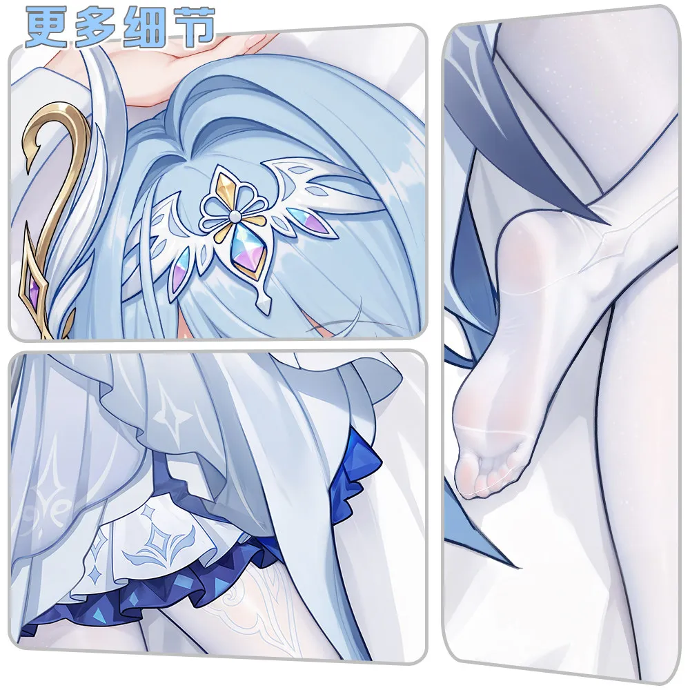 Genshin Impact Odette Sexy figure Dakimakura Hugging Body Pillow Case Cosplay Cartoon Otaku Cushion Cover Bedding Gift view 2
