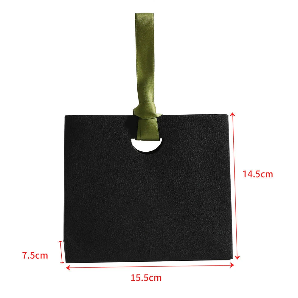 High End Jewelery Packaging With Ribbon Paper Gift Wrapping Bag Eadphones Lipstick Storage Wedding Party Gift Tote Handbag