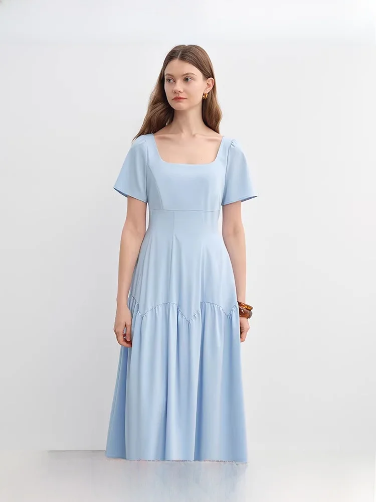 

Серия Romantic Salt: Женская юбка миди Dr Ele больших размеров с завышенной талией для женщин с фигурой типа «груша», летняя мода 2025