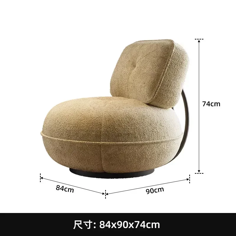 Light luxury spherical lazy so fa chair Italian minimalist  ric sofa balcony living room designer casual