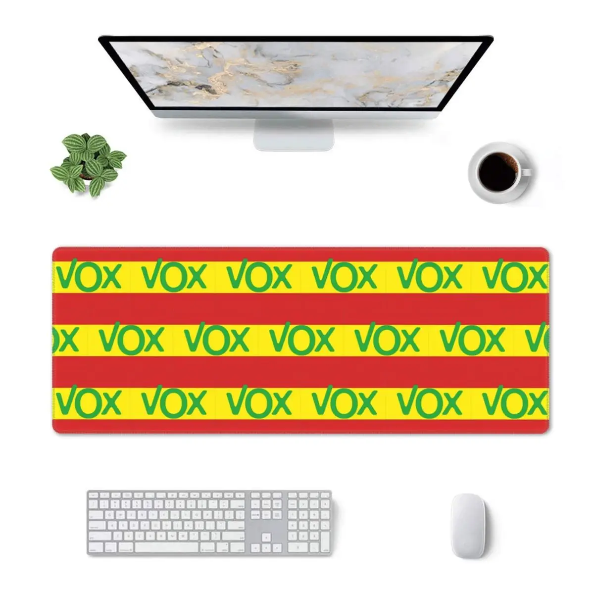 Large Mouse Pad Espana Vox Logo Spain Political Party Spanish Gamer PC Laptop Mats Keyboard Carpet Computer Gaming Desk Mat