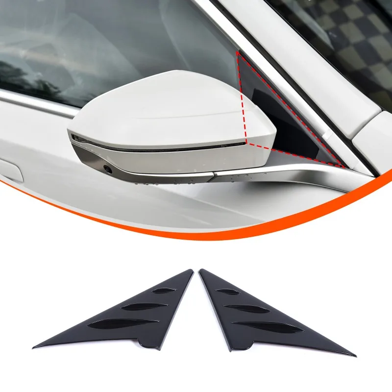 

ABS Exterior Mirror Side Triangular Spoiler Trim for 2024+ BMW 5 Series G38 Car Accessories