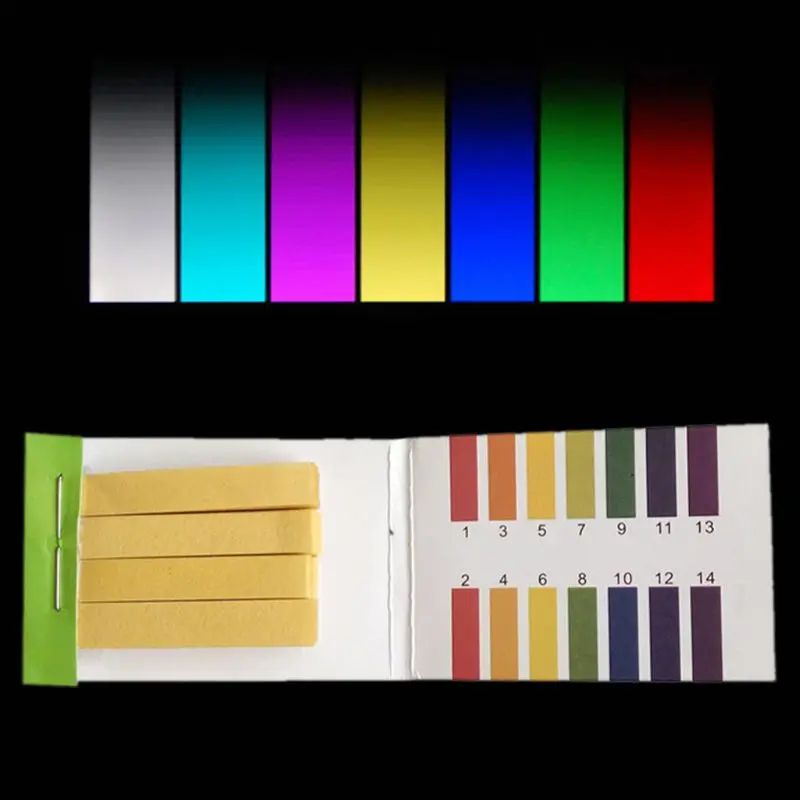 Que thử hồ cá 72-Count pH 1-14 Kết quả nhanh Thử nghiệm mỹ phẩm đất nước