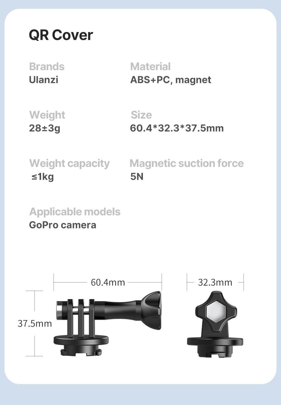 Ulanzi Go-Quick II Magnetische Silikon-Halshalterung für GoPro Hero 13 12 für Insta360 für DJI Osmo Action-Kamera-Zubehör – Detail 12