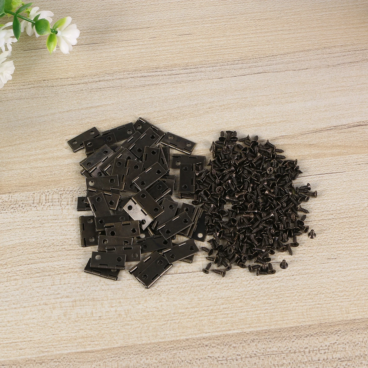 

250pcs Spring Hinges Self Closing Stainless Steel for Jewel Cases Boxes Automatic Hardware Accessories Right Angle