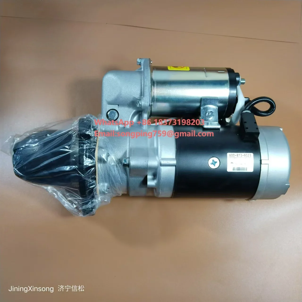 NIKKO 24V Starter Motor 11KW Construction Machinery Parts 600-813-9323 0-23000-7735 6D140-5 6D125-5 6D140-5 6D125-5