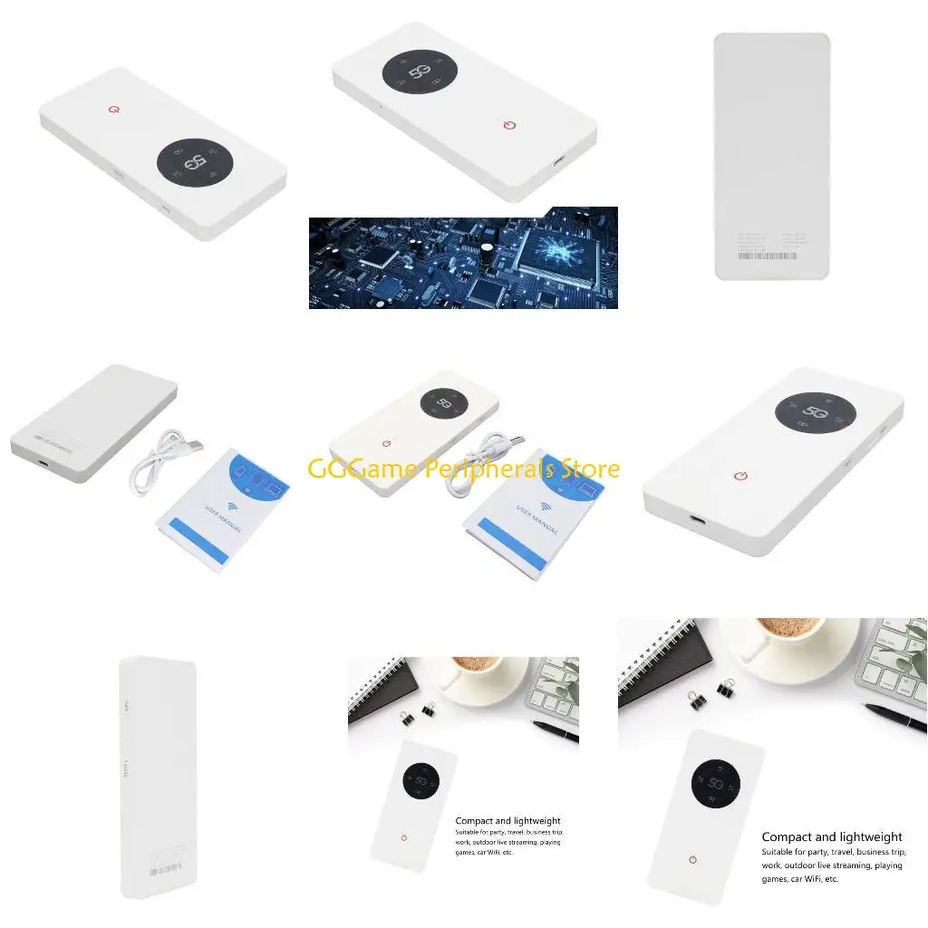 U55B WiFi Modem Rápido Placa acesso à Internet 5000mAh Roteador CPE sem fio para múltiplos