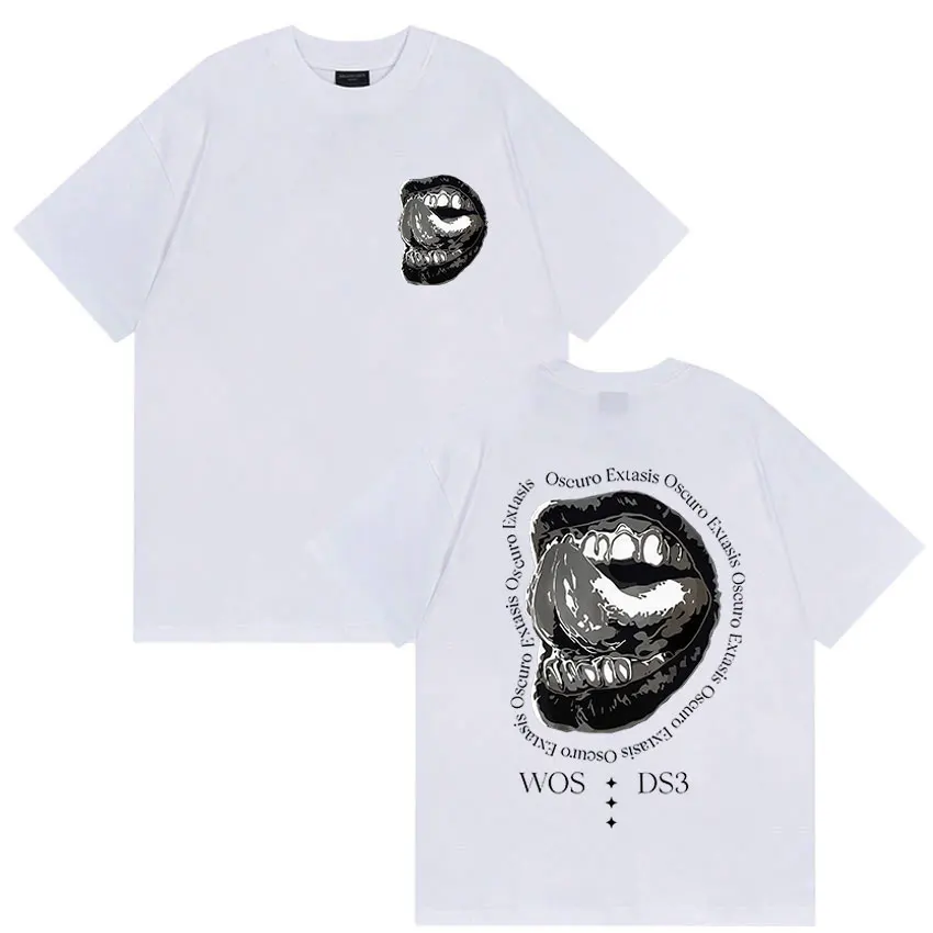 

Rapper Wos Ds3 2025 Chart T-shirt Women Men Pop Music Fashion Short-sleeved T-shirt Hip-hop Cotton High-quality T-shirt