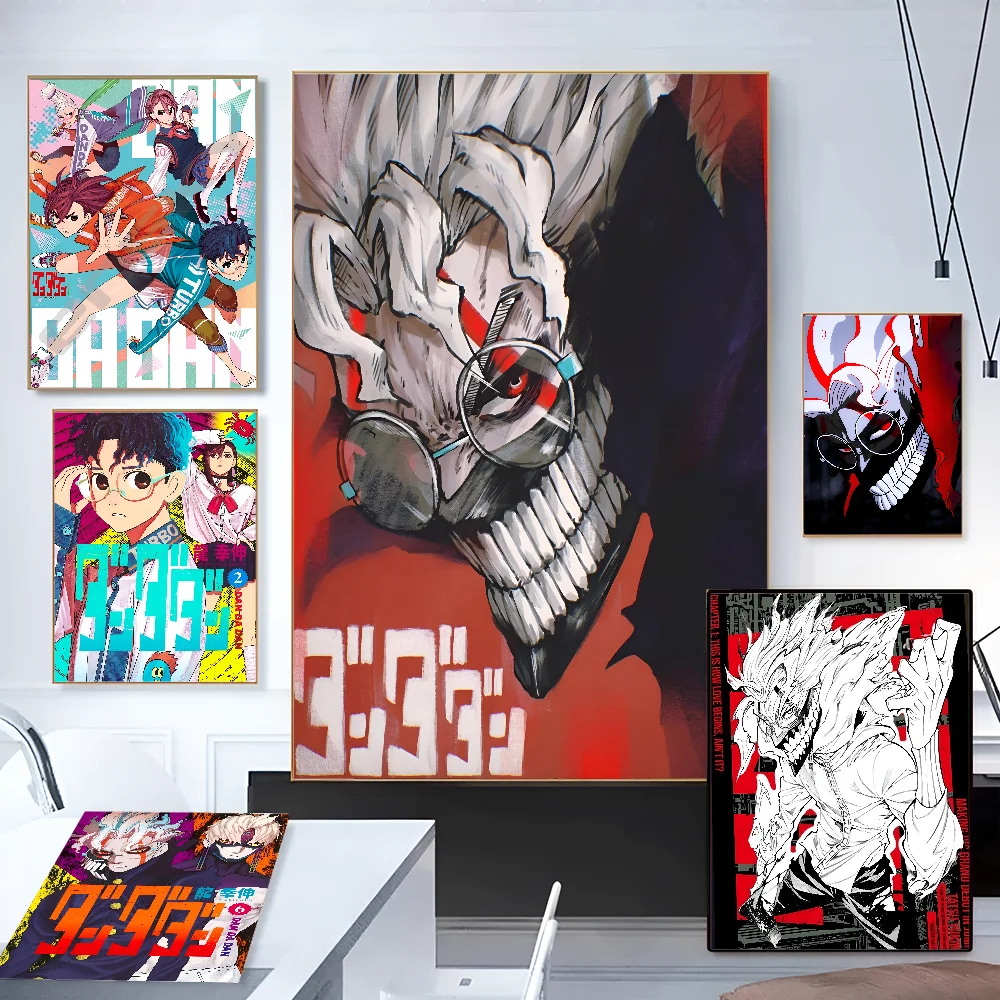 Anime D-Dandadan Poster Paper Print Home Living Room Bedroom Entrance Bar Cafe Art Painting Decoration