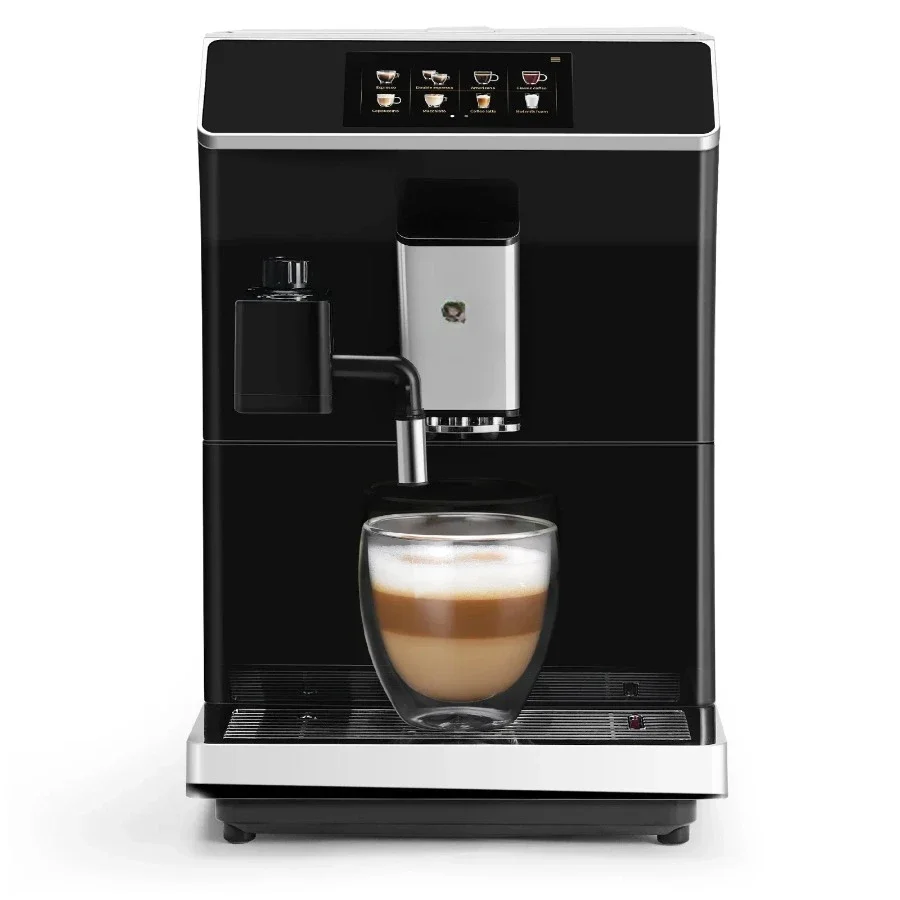 WS203 Fully Automatic Machine Bean to Cup Cappuccino With Milk Frother, 16 Flavors , Touch Display, Ideal for Home Use.