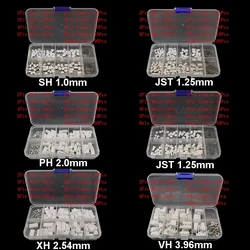 1Pcs SH1.0 / JST 1.25 / PH2.0 / XH2.54 / VH3.96 Male and Female Housing Pin Header Crimp Terminal Adapter JST Connector Kit