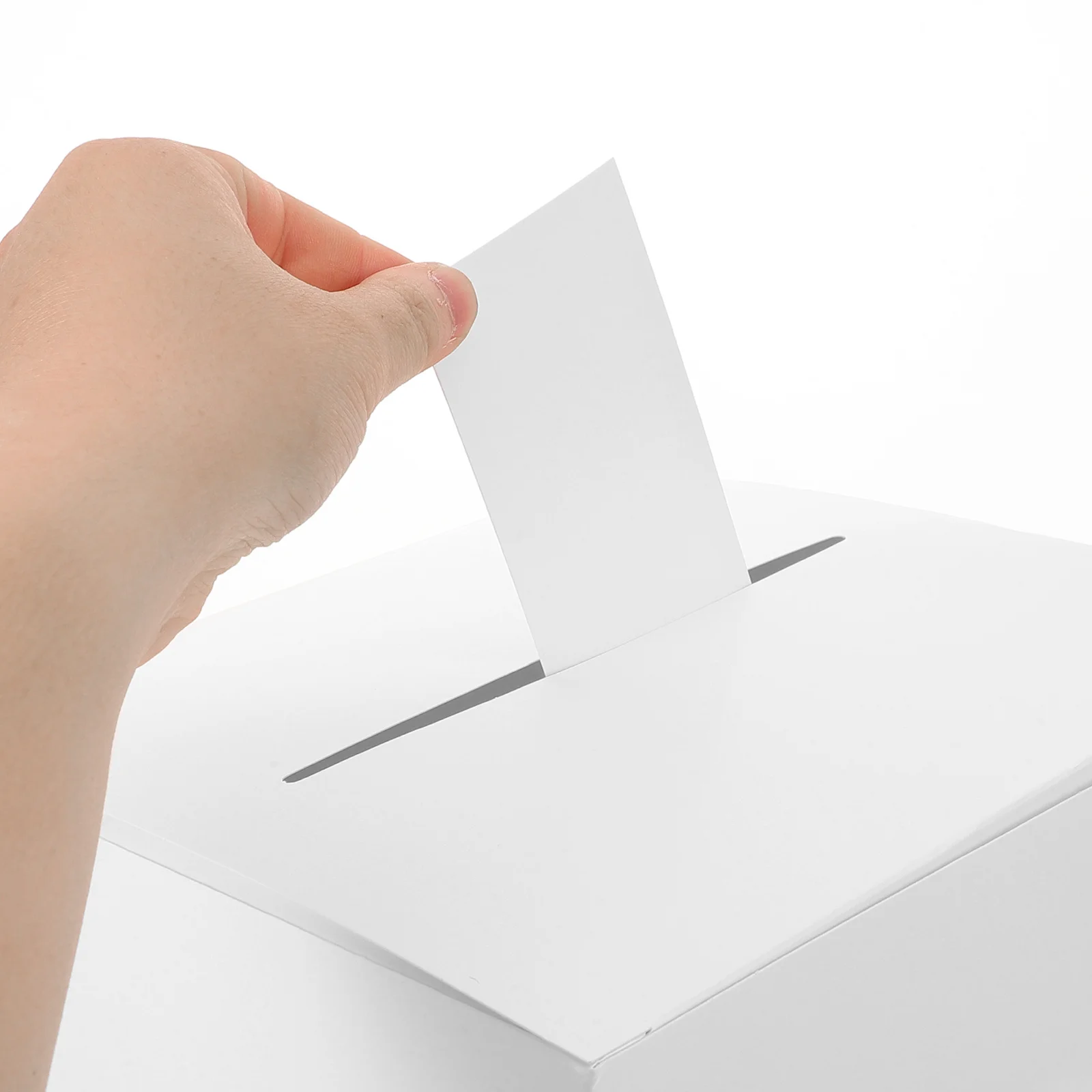 

1Set White Wedding Card Box Paper Elegant Card Holder for Reception Anniversary Birthday Shower Keepsake